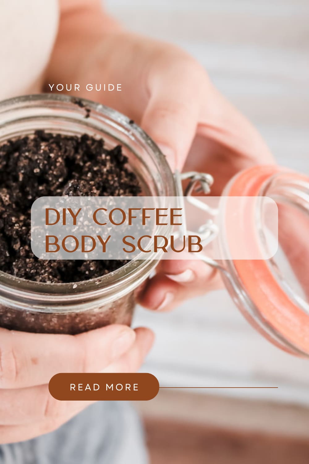 How to make a coffee body scrub using leftover coffee grounds