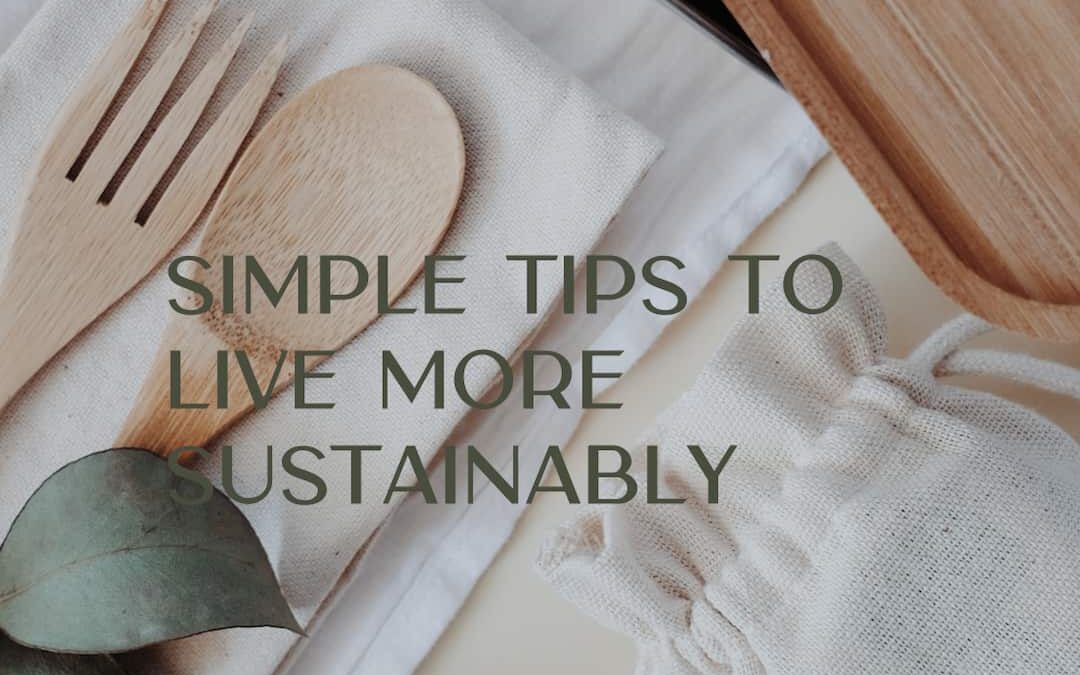 simple tips to live more sustainably